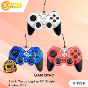 Joystick / Gamepad / Stick Turbo Laptop PC Single Analog USB - Biru